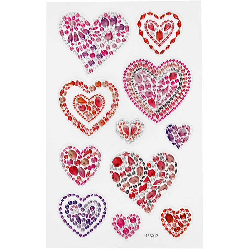 Creativ company diamant stickers harten, 1 vel