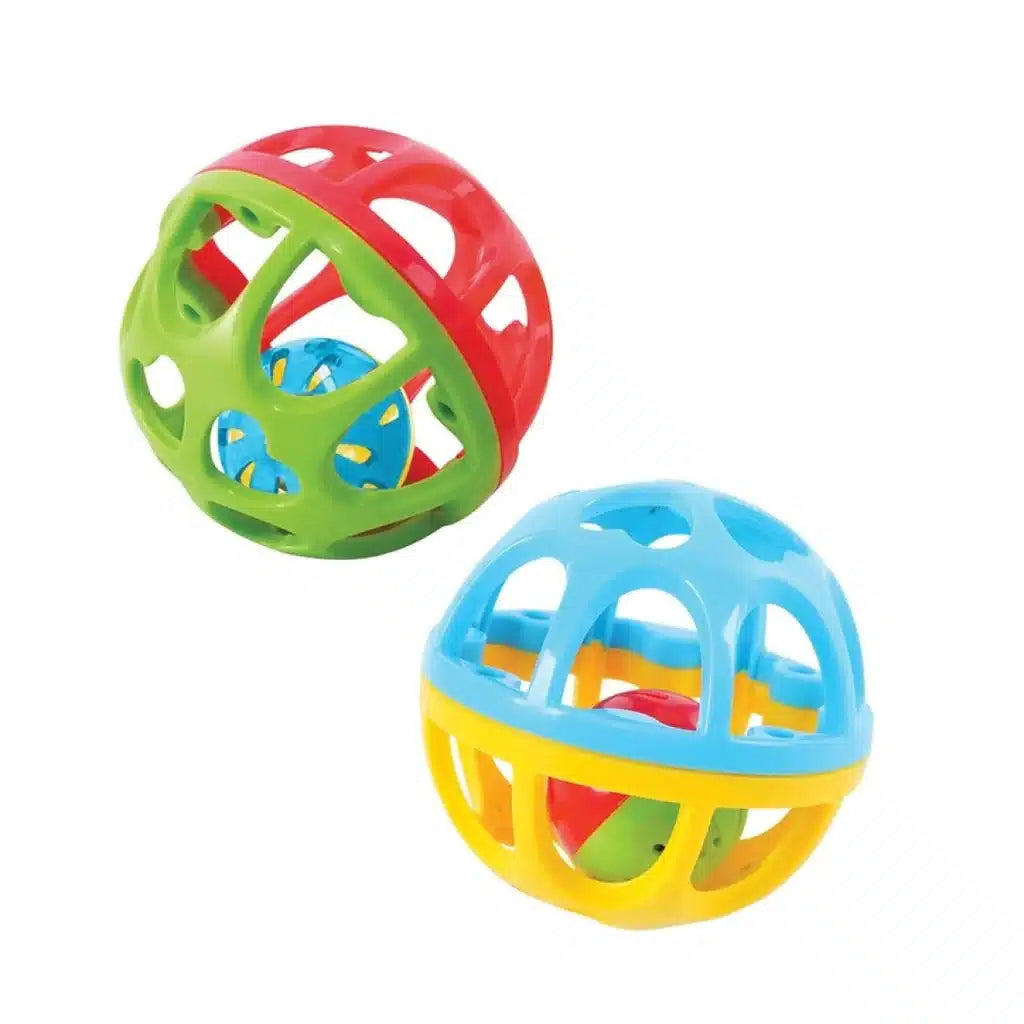 bounch en roll ball stuiterd en rolt lekker met geluidjes.