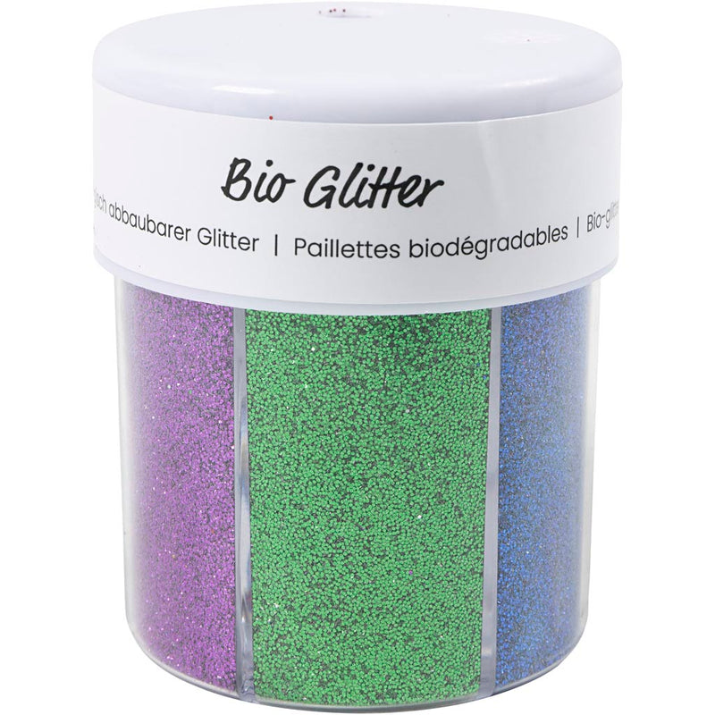 Creativ company bio sparkles, vari colori, 6x28 ml 1 scatola