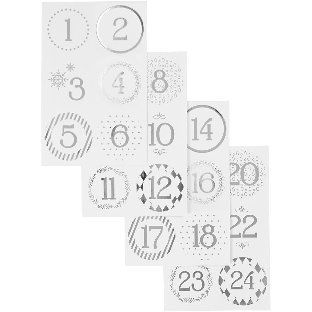 Https: www.cchobby.nl kerstkalender-cijfer-stickers-d-40-mm-vel-9x14-cm-zilver-wit-4-vel-1-doos