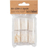 Creativ company bio sparkles paillettes, argento, bianco, 6x7 ml 1 scatola