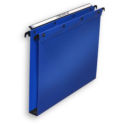 Verticale hangmap ultimate elba 383002 pp a4 blauw 30mm bodem koppelbaar ruiter