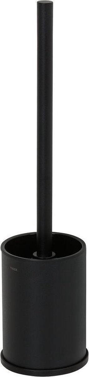 Tiger colar - scopino per WC con supporto da terra - senza foratura - scopino per WC - nero