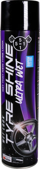 5in1 ultra wet tyre shine 650ml bandenglans middel bandenzwart