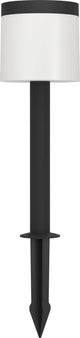 Lampada a picchetto solare Eglo Pantete - lampada da terra per esterni - energia solare - LED - 65 cm - bianco e nero