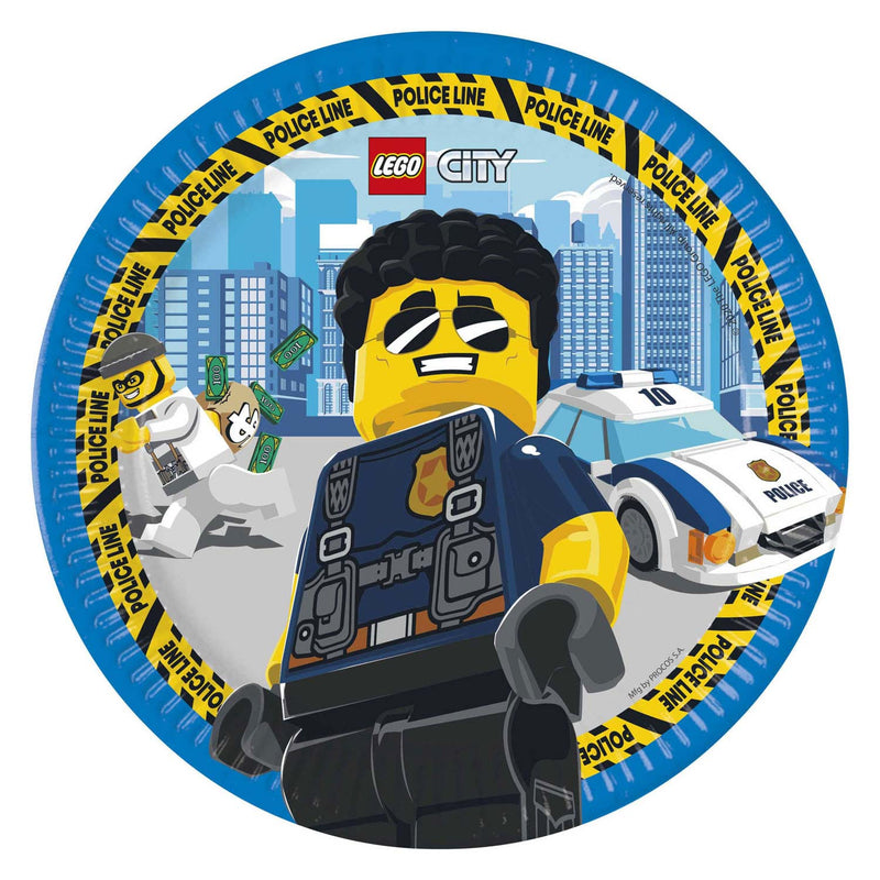 Piatti di carta FSC LEGO CITY, 8st.