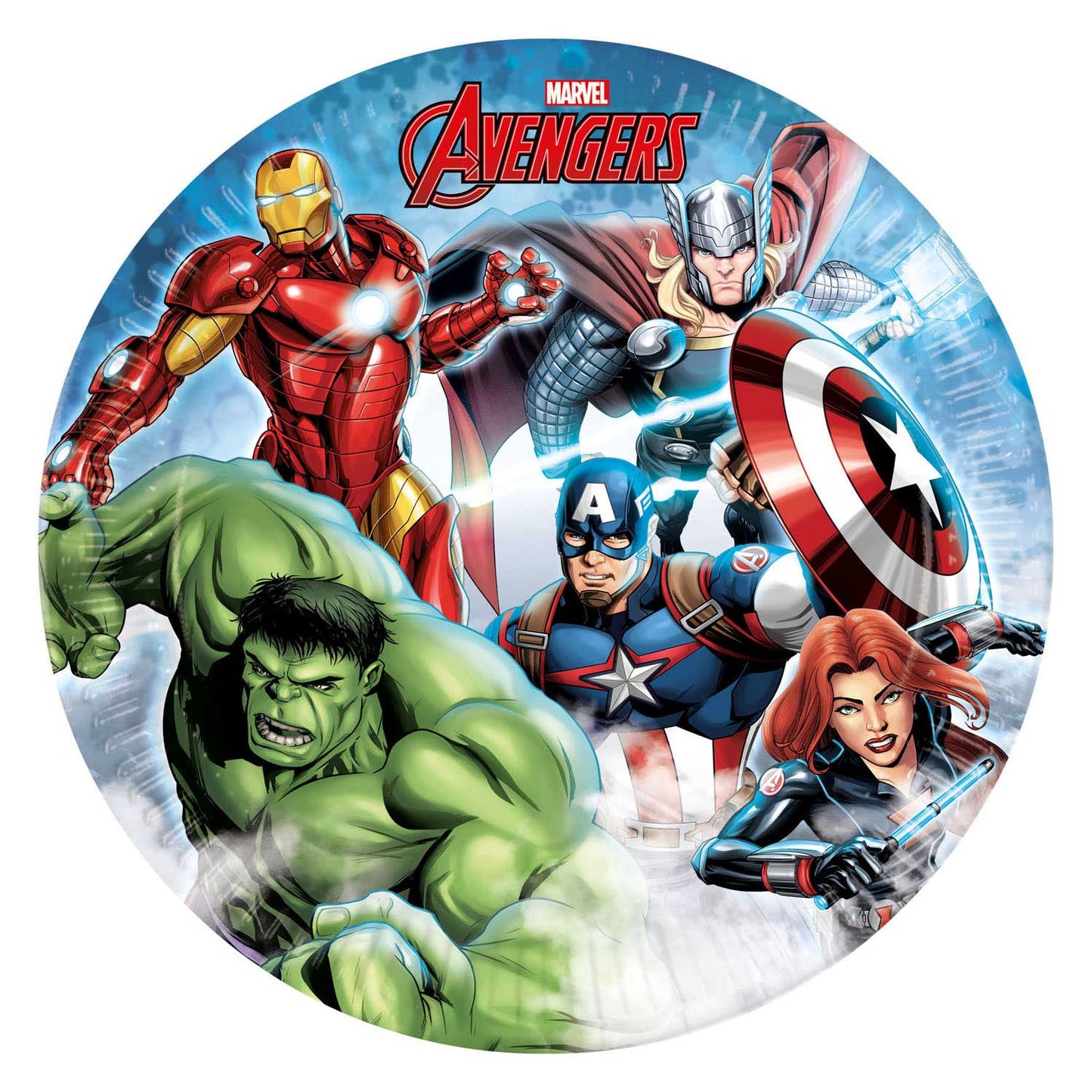 Placas de papel FSC Avengers Infinity Stones, octavo.