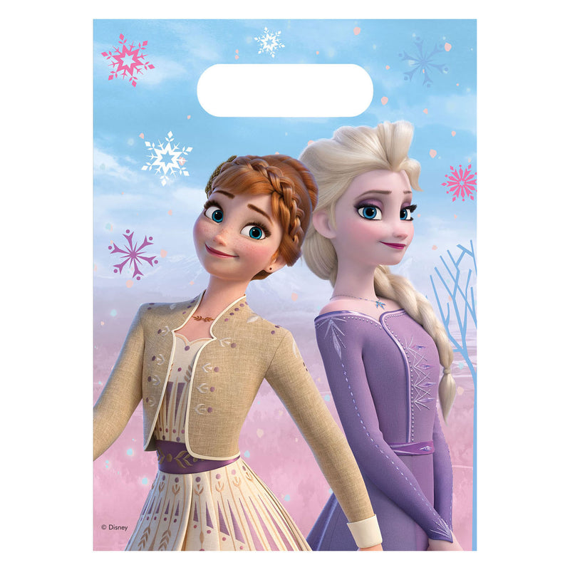 Bolsas de fiesta de Globos Frozen 2 Wind Spirit, 6st.