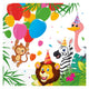 Servilletas de papel FSC Jungle Globos, 20st.