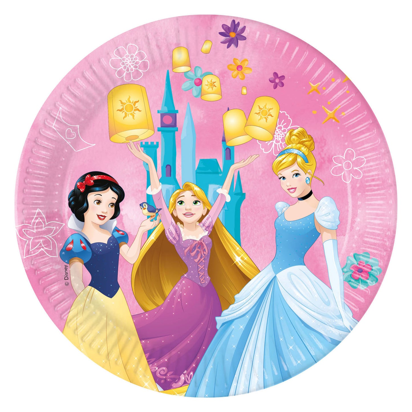 Placas de papel FSC Disney Princess Live Your Story, 8st.
