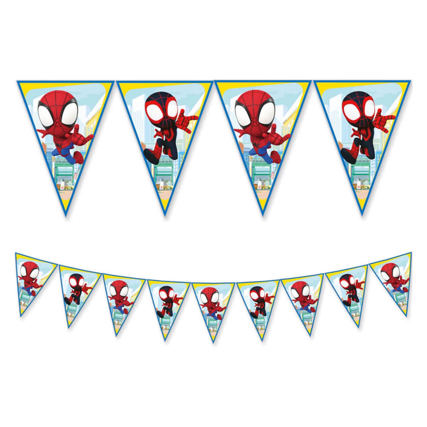 Linea bandiera di carta FSC Spidey, 3Mtr.