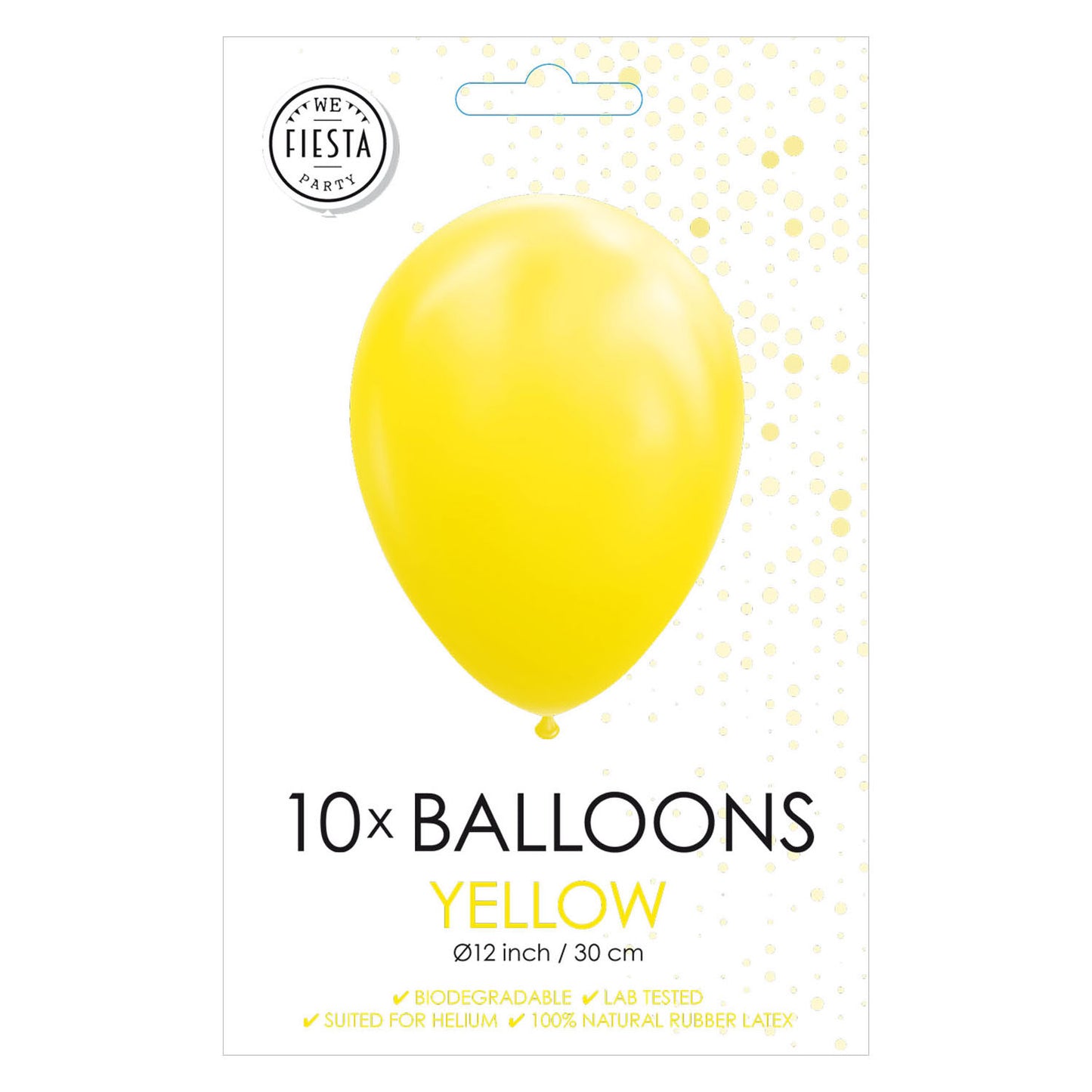 Globos Ballonnen Geel 30cm, 10st.