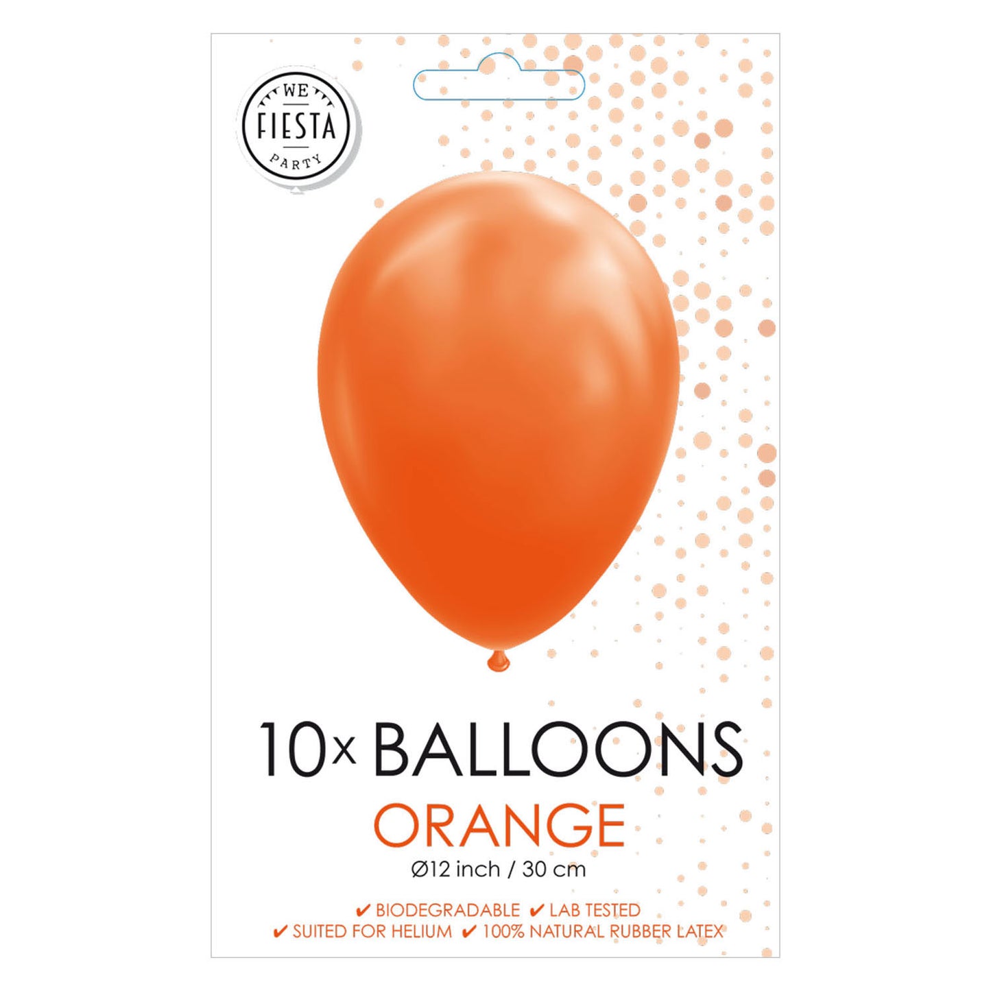 Palloncini Globos Arancione 30cm, 10pz.