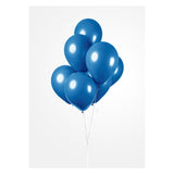 Globos ballonnen koninklijk blauw, 30cm, 10st. - afbeelding 3