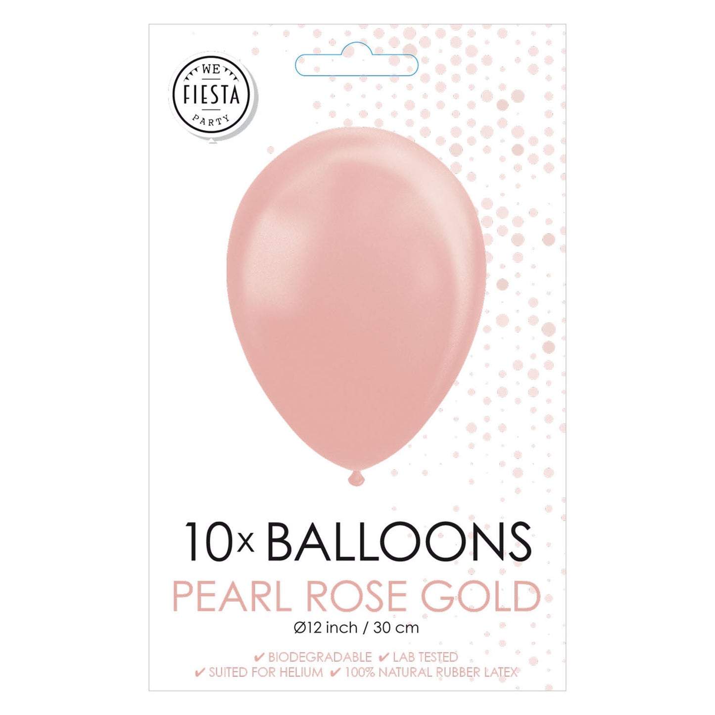 Globos Balloons Pearl Rose Gold 30cm, 10st.