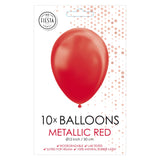 Globos globos perla rojo 30 cm, 10st. - afbeelding 2