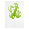 Globos globos lima verde 30 cm, 10st.