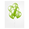 Globos ballonnen limoen groen 30cm, 10st.