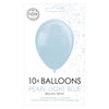 Globos Balloons Pearl Light Blue 30cm, 10st.