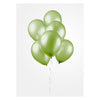 Balloon Globos Metallic Green 30cm, 10st.