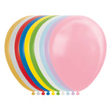Globos ballonnen metallic pearl mix kleuren 30cm, 10st. - afbeelding 3