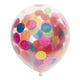 Confetti balloons paper confetti mix 30 cm, 6st.