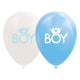 Balloons son baby blue white 30 cm, 8st.
