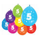 Globos 2 caras Impresos Figura 5, 8pcs.