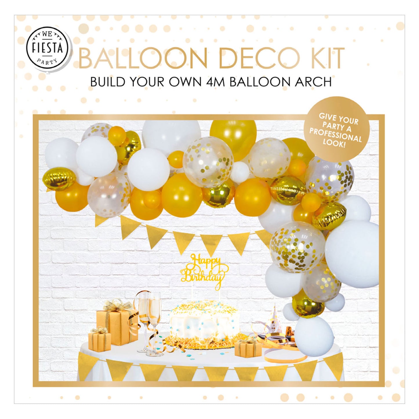 Globos Bow Set Gold