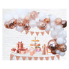 Palloncini set rosa d'oro