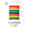 Rainbow di lanterna di carta Globos, 16 cm
