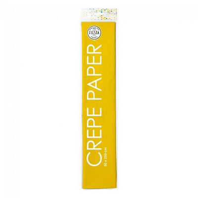 Globos Crepe Paper Geel, 50x250cm