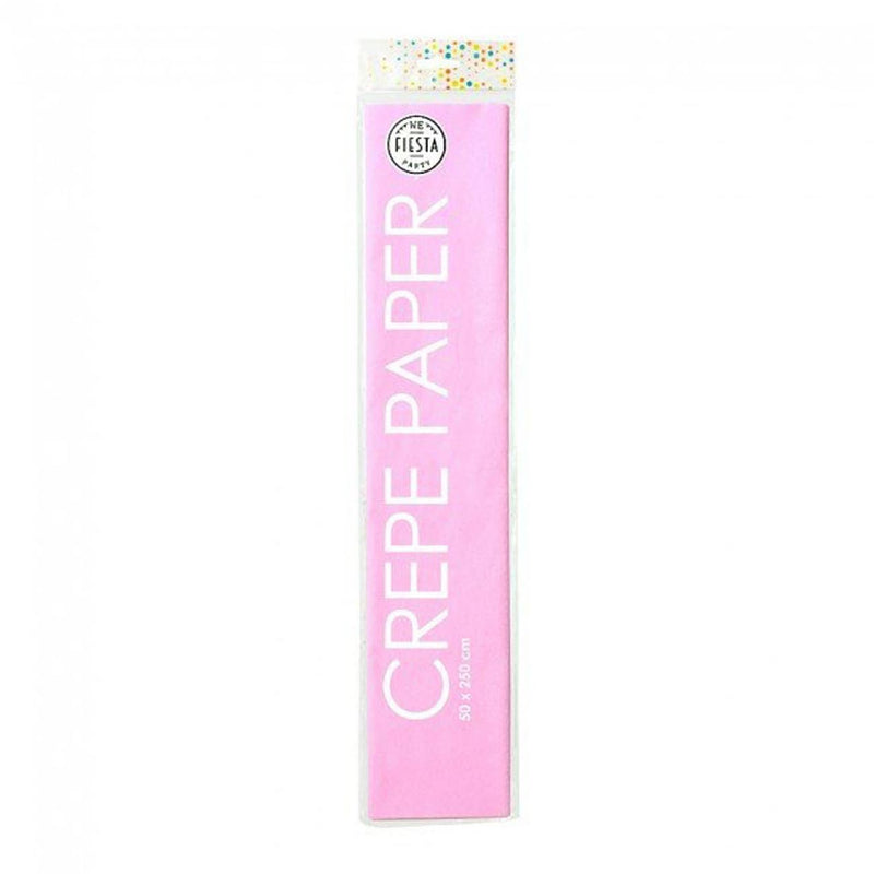 Globos crepepapier baby roze, 50x250cm