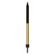 Candeline per torta Globos 9,5 cm con supporti oro nero - 12 pz.