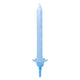 Candeline per torta Globos con supporto azzurro - 12 pz.