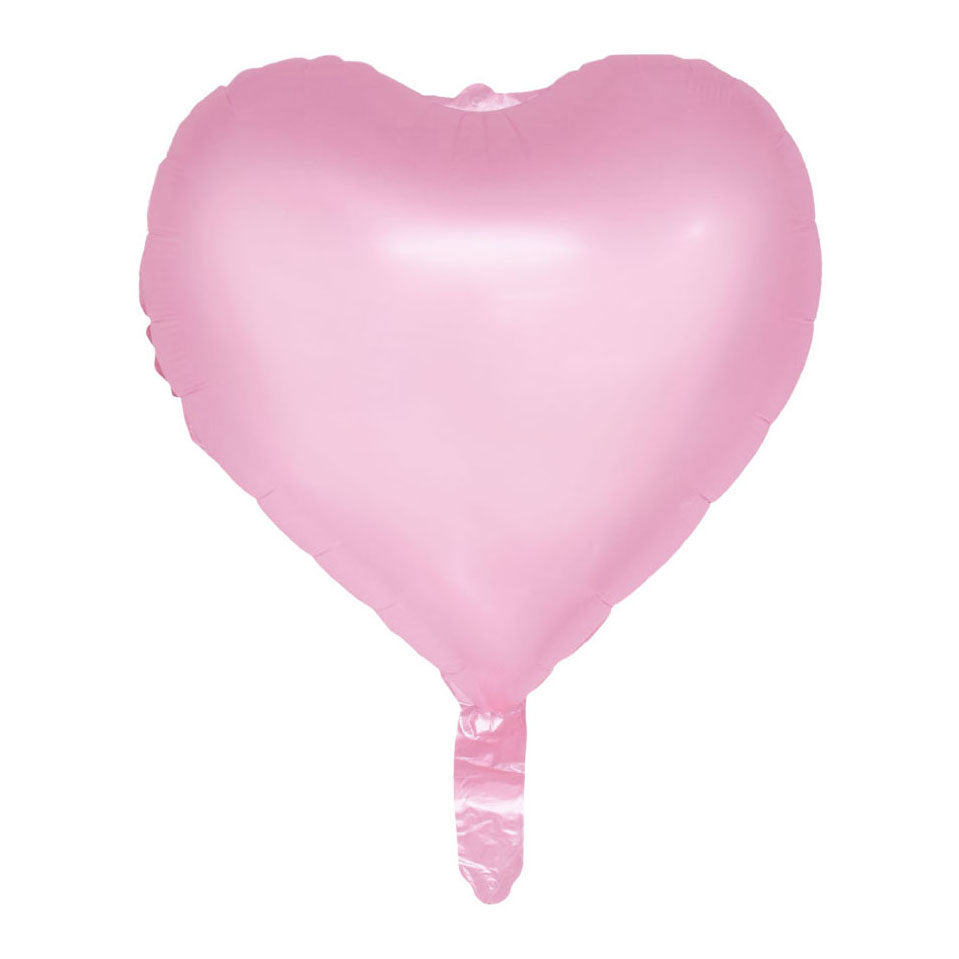 Palloncino foil Globos 18 pollici cuori acquerelli - rosa pastello