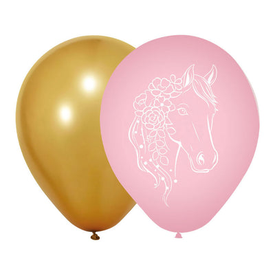Globos balloons 12 inch horses - 8 pcs.