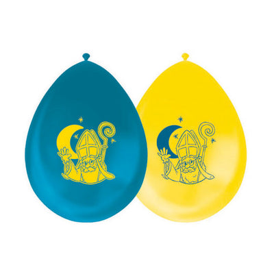 Sinterklaas Balloons 8 pezzi gonfiabili