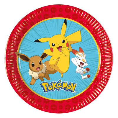 Pokemon paper plates 20 cm | 2 pcs