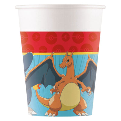 Pokemon paper cups 8 pieces | 2 pcs