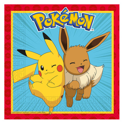 Servilletas de papel Pokemon 20 piezas | 2 piezas