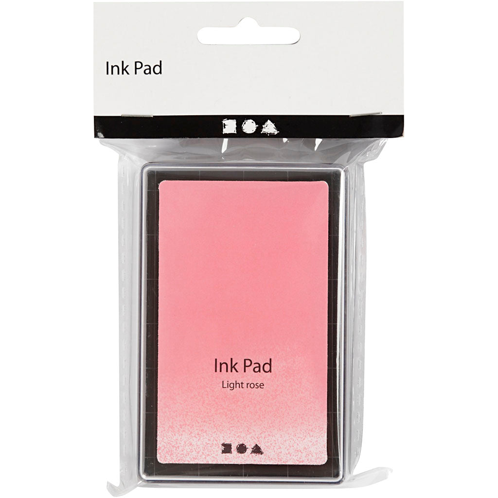 Creativ company stamp ink, h: 2 cm, size 9x6 cm, light pink, 1 piece