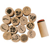 Creative Company Deco Art Stams Flowers and Foglie, 15dlg.