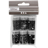 Glitter e paillettes Creative Company, nero, 6x5 gr 1 scatola