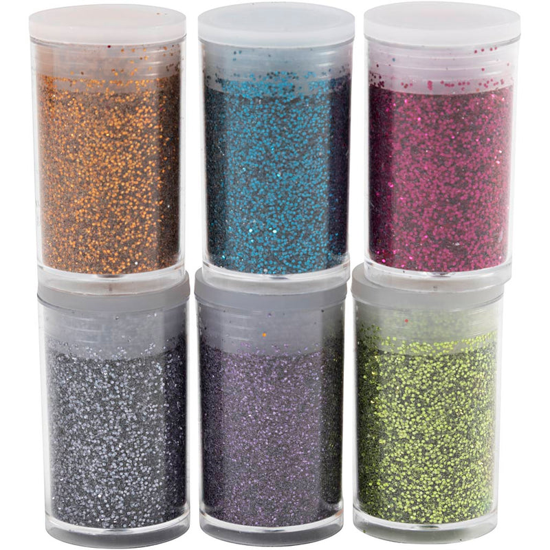 Creativ company bio sparkles, vari colori, 6x7 ml 1 scatola