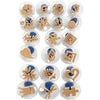 Sellos de espuma con mango Creativ Company, tamaño 3-6 cm, 20 piezas, 1 caja