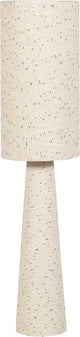 Woood loft vloerlamp - metaal bouclé - naturel met stippen 130xø30 cm