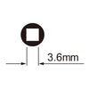 Chiave per capezzolo Spaak IceEtoolz 12D3 per 3,6 mm (capezzoli quadrati)