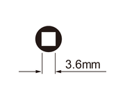Icetoolz Spaak nipple keys 12d5 for 3.6 mm (square) nipples - afbeelding 1