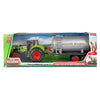 Tractor tractor con tanque de agua verde 20 cm
